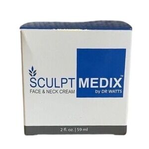 New Dr Watts Sculpt Medix Face and Neck Cream 2 oz Sealed 2/2020